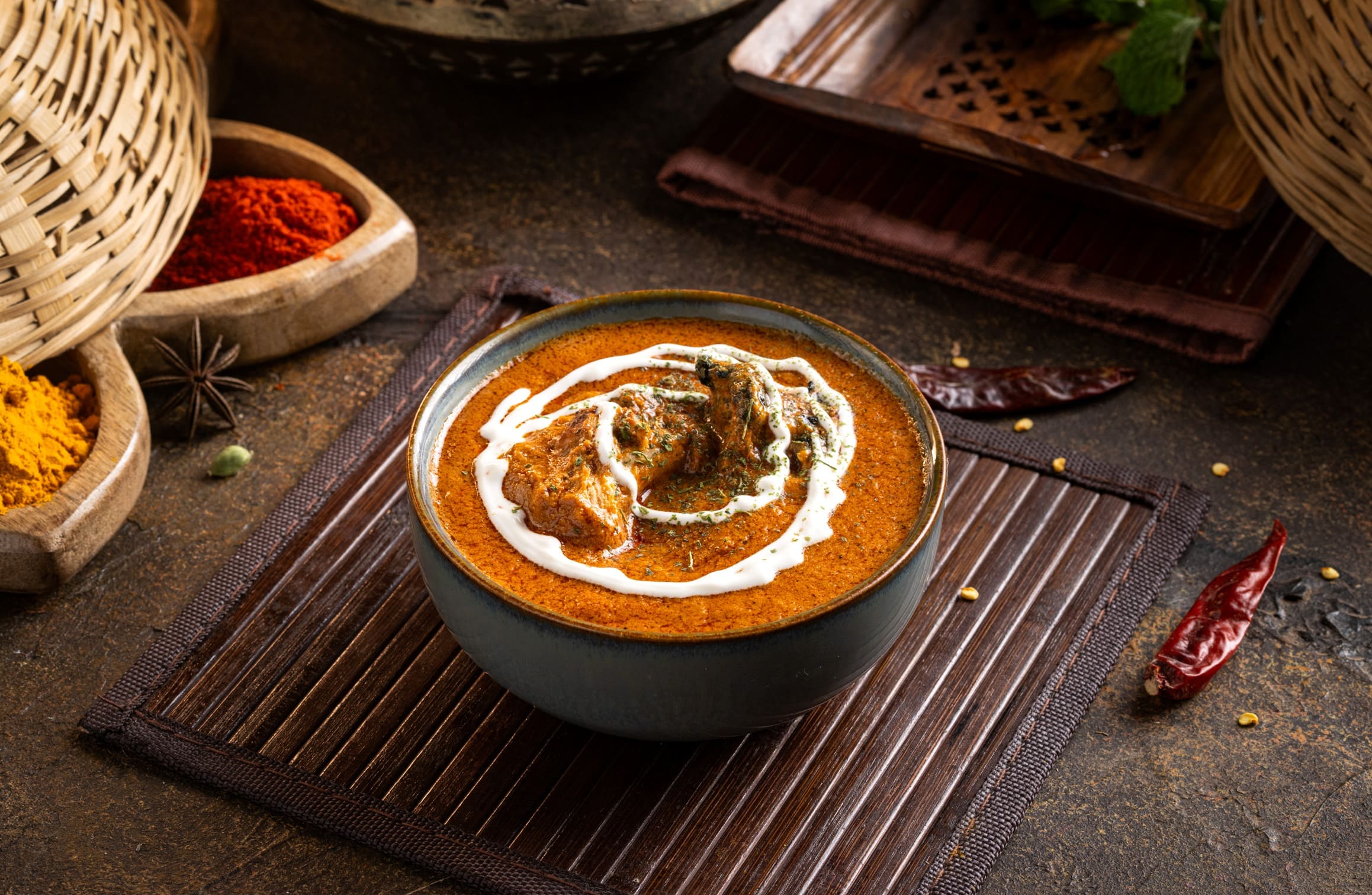 Old Delhi Butter Chicken photo — replace with actual dish image