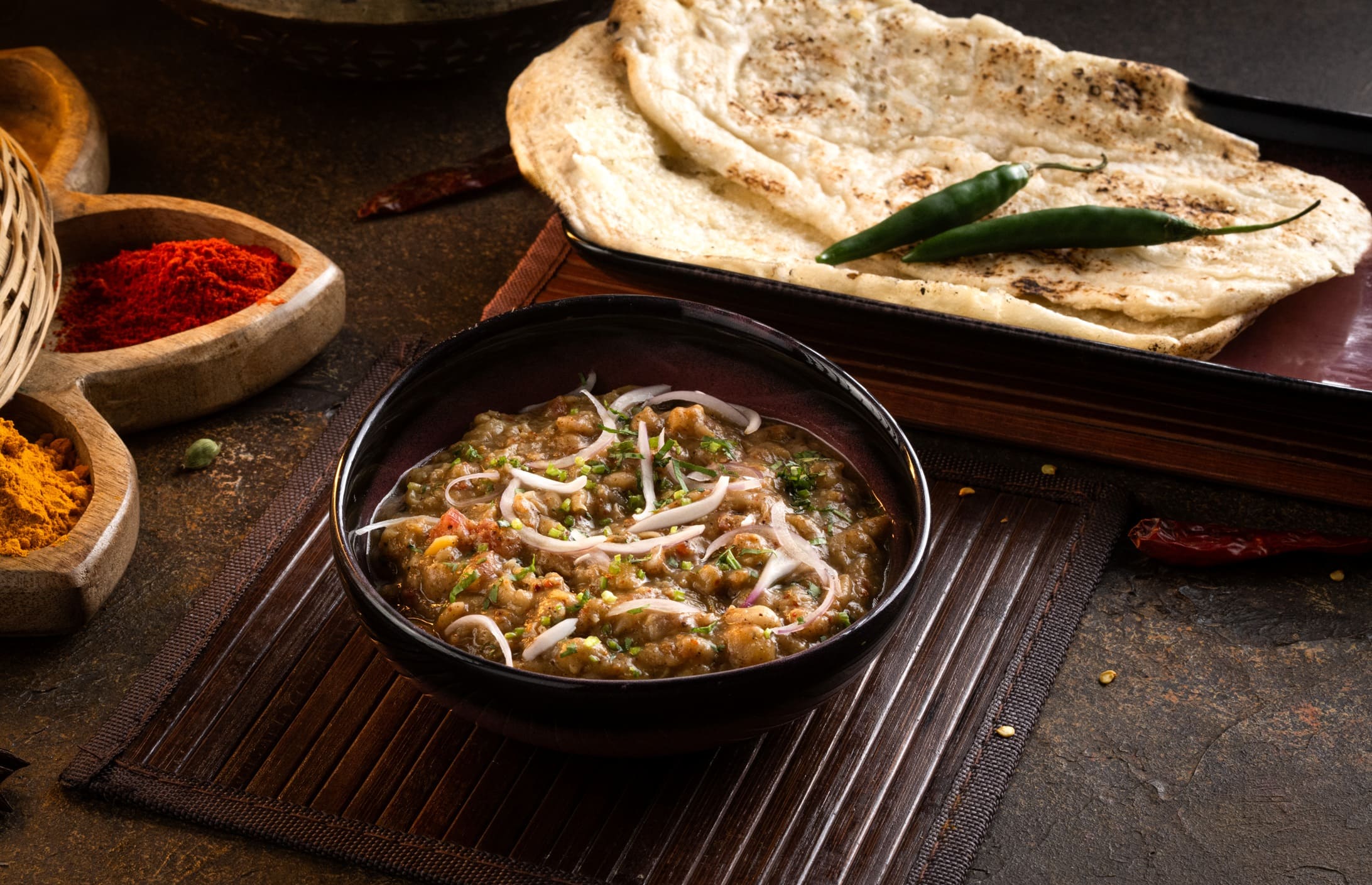 Matar Kulcha photo — replace with actual dish image